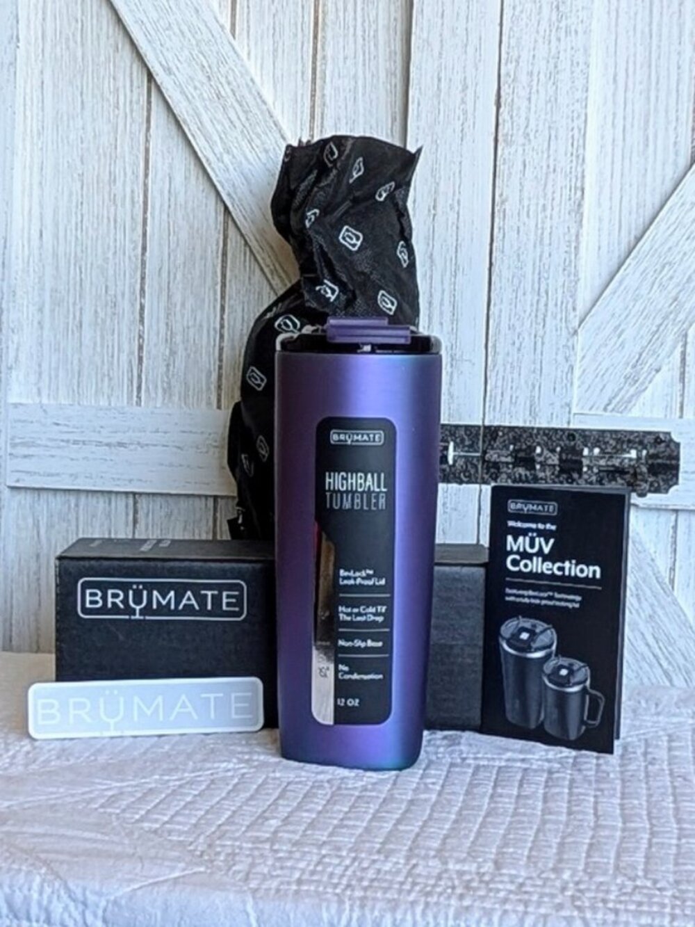 12 oz. BrüMate® Stainless Steel Insulated High Ball Tumbler